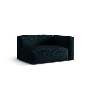 Modul dreapta pentru canapea, 1 loc, Martina-120, Micadoni Home, 160x106x75 cm, catifea, petrol inchis imagine