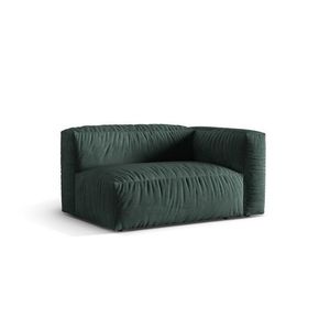 Modul dreapta pentru canapea, 1 loc, Martina-120, Micadoni Home, 160x106x75 cm, catifea, petrol imagine