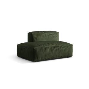 Modul stanga pentru canapea, 2 locuri, Martina-120, Micadoni Home, 133x106x75 cm, catifea, verde imagine