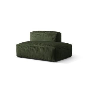 Modul dreapta pentru canapea, 2 locuri, Martina-120, Micadoni Home, 133x106x75 cm, catifea, verde imagine