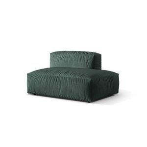 Modul dreapta pentru canapea, 2 locuri, Martina-120, Micadoni Home, 133x106x75 cm, catifea, albastru petrol imagine