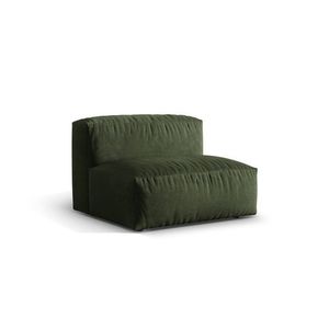 Modul pentru canapea, 1 loc, Martina-120, Micadoni Home, 92x106x75 cm, catifea, verde imagine