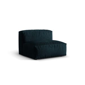 Modul pentru canapea, 1 loc, Martina-120, Micadoni Home, 92x106x75 cm, catifea, petrol inchis imagine
