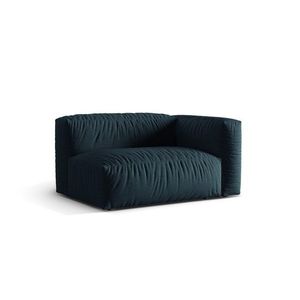 Modul dreapta pentru canapea, 1 loc, Martina-169, Micadoni Home, 160x106x75 cm, tesatura structurata catifelata, albastru jeans imagine