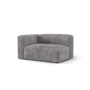Modul stanga pentru canapea, 1 loc, Martina-212, Micadoni Home, 160x106x75 cm, velur, gri deschis imagine