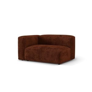 Modul stanga pentru canapea, 1 loc, Martina-212, Micadoni Home, 160x106x75 cm, velur, caramiziu imagine