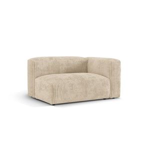 Modul dreapta pentru canapea, 1 loc, Martina-212, Micadoni Home, 160x106x75 cm, velur, bej deschis imagine