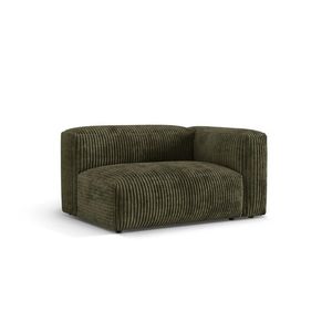 Modul dreapta pentru canapea, 1 loc, Martina-212, Micadoni Home, 160x106x75 cm, velur, verde muschi imagine