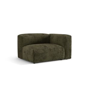 Modul dreapta pentru canapea, 1 loc, Martina-212, Micadoni Home, 121x106x75 cm, velur, verde muschi imagine