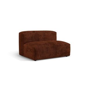 Modul pentru canapea, 1 loc, Martina-212, Micadoni Home, 132x106x75 cm, velur, caramiziu imagine