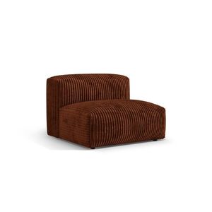 Modul pentru canapea, 1 loc, Martina-212, Micadoni Home, 92x106x75 cm, velur, caramiziu imagine
