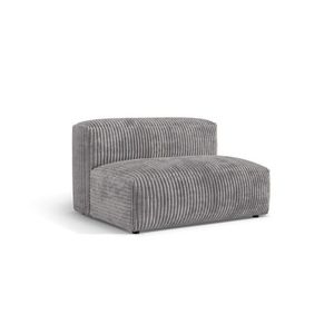 Modul pentru canapea, 1 loc, Martina-212, Micadoni Home, 132x106x75 cm, velur, gri deschis imagine