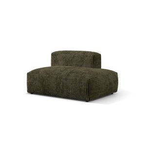 Modul dreapta pentru canapea, 2 locuri, Martina-212, Micadoni Home, 133x106x75 cm, velur, verde muschi imagine