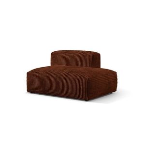 Modul dreapta pentru canapea, 2 locuri, Martina-212, Micadoni Home, 133x106x75 cm, velur, caramiziu imagine