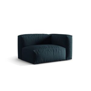 Modul dreapta pentru canapea, 1 loc, Martina-169, Micadoni Home, 121x106x75 cm, tesatura structurata catifelata, albastru jeans imagine