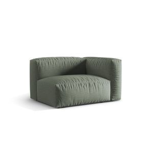 Modul dreapta pentru canapea, 1 loc, Martina-169, Micadoni Home, 121x106x75 cm, tesatura structurata catifelata, verde muschi imagine