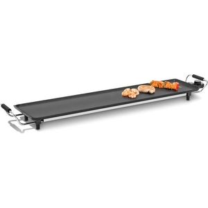 Gratar electric Teppanyaki, Fritel, TY 1897, 1800W, 90x22, aluminiu, negru/argintiu imagine