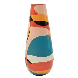 Vaza Rubic Tall, Mauro Ferretti, 37x37x92 cm, polirasina, multicolor imagine