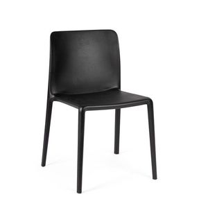 Scaun Chloris, Bizzotto, 50.5x42x82 cm, polipropilena, rezistenta UV, negru imagine
