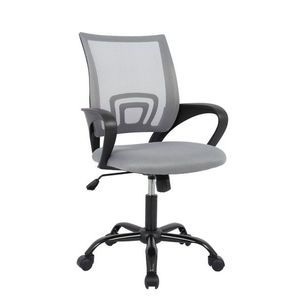 Scaun de birou Jerez, Bizzotto, 54x49x92.5 cm, otel/mesh din poliester, gri imagine