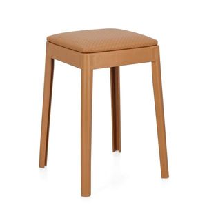 Scaun Scooby, Bizzotto, 34x34x49 cm, piele ecologica/polipropilena, maro coniac imagine