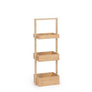 Etajera Cayden, Bizzotto, 27.5x18x75 cm, bambus, natural imagine