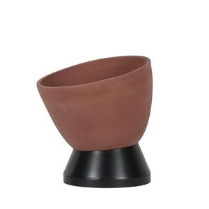 Lampa de masa Mandya, Bizzotto, D25x27 cm, 1 x E27, 40W, metal/teracota, teracota imagine