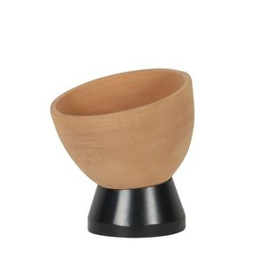 Lampa de masa Mandya, Bizzotto, D25x27 cm, 1 x E27, 40W, metal/teracota, bej imagine
