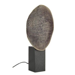 Lampa de masa Neev, Bizzotto, 28x14x57 cm, 1 x E27, 25W, metal, albastru imagine