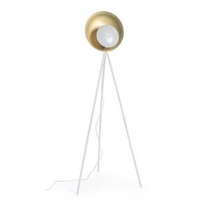 Lampadar Design, Bizzotto, 87x56x155 cm, 1 x E27, 60W, otel, alb imagine