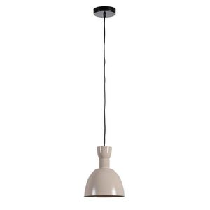 Lustra Jabalpur, Bizzotto, D21x25 cm, 1 x E27, 25W, metal/bumbac, bej imagine