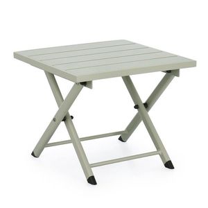 Masuta de cafea pentru gradina/terasa Taylor, Bizzotto, pliabila, 44x43x36 cm, aluminiu, verde breeze imagine