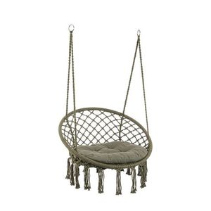 Hamac tip scaun Javier, Bizzotto, D80x130 cm, bumbac/poliester, verde imagine