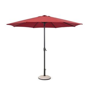 Umbrela pentru gradina/terasa Kalife, Bizzotto, 300 cm, stalp D46/48 mm, aluminiu/poliester, gri inchis imagine