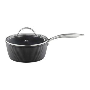 Cratita cu capac Curly, Ambition, 18 cm, 1.7 L, aluminiu, negru imagine