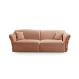 Canapea 3 locuri, Hailey, Micadoni Home, 206x102x79 cm, tesatura boucle, galben mustar imagine