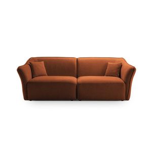 Canapea 3 locuri, Hailey, Micadoni Home, 206x102x79 cm, tesatura boucle, gri deschis imagine