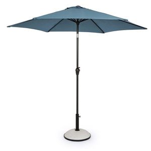 Umbrela pentru gradina / terasa cu functie de inclinare, Kalife, Bizzotto, Ø 270 cm, stalp Ø 36 / 38 mm, albastru imagine