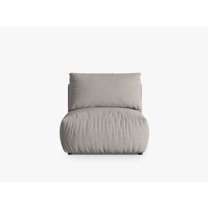 Modul pentru canapea, 1 loc, Chris-259, Micadoni Home, 100x85x80 cm, tesatura structurata chenille, natural imagine