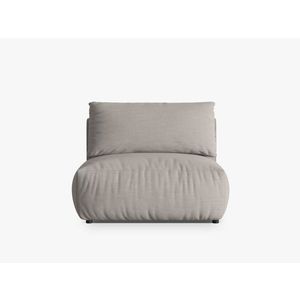 Modul pentru canapea, 1 loc, Chris-259, Micadoni Home, 105x100x80 cm, tesatura structurata chenille, natural imagine
