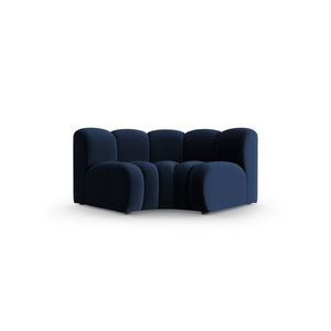 Modul pentru canapea, 1 loc, Lupine-44, Micadoni Home, 185x95x70 cm, catifea, albastru regal imagine