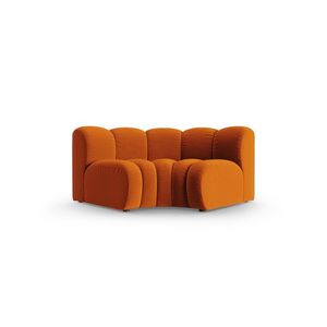 Modul pentru canapea, 1 loc, Lupine-44, Micadoni Home, 185x95x70 cm, catifea, teracota imagine