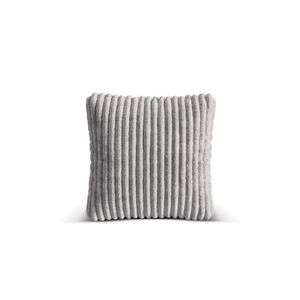 Perna decorativa, Martina-212, Micadoni Home, 65x65 cm, velur, gri deschis imagine
