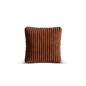 Perna decorativa, Martina-212, Micadoni Home, 65x65 cm, velur, caramiziu imagine