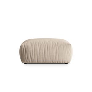 Taburet, Chris-184, Micadoni Home, 100x85x43 cm, catifea, ecru imagine