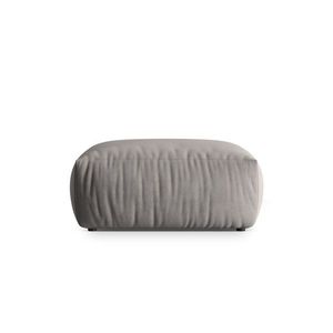 Taburet, Chris-184, Micadoni Home, 100x85x43 cm, catifea, gri imagine