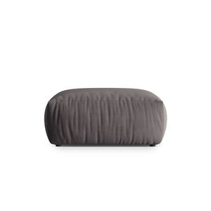 Taburet, Chris-184, Micadoni Home, 100x85x43 cm, catifea, gri inchis imagine