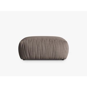 Taburet, Chris-259, Micadoni Home, 100x85x43 cm, tesatura structurata chenille, bej sand imagine