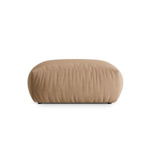 Taburet, Chris-184, Micadoni Home, 100x100x43 cm, catifea, bej sand imagine