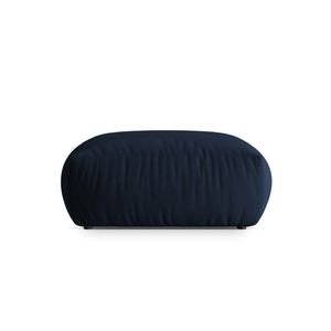 Taburet, Chris-184, Micadoni Home, 100x100x43 cm, catifea, albastru regal imagine